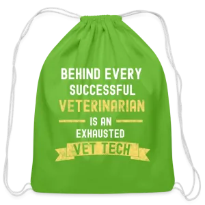 Successful Vet, Exhausted Vet Tech   Drawstring Bag
