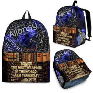 Tenth Doctor Backpack Quotes and Library