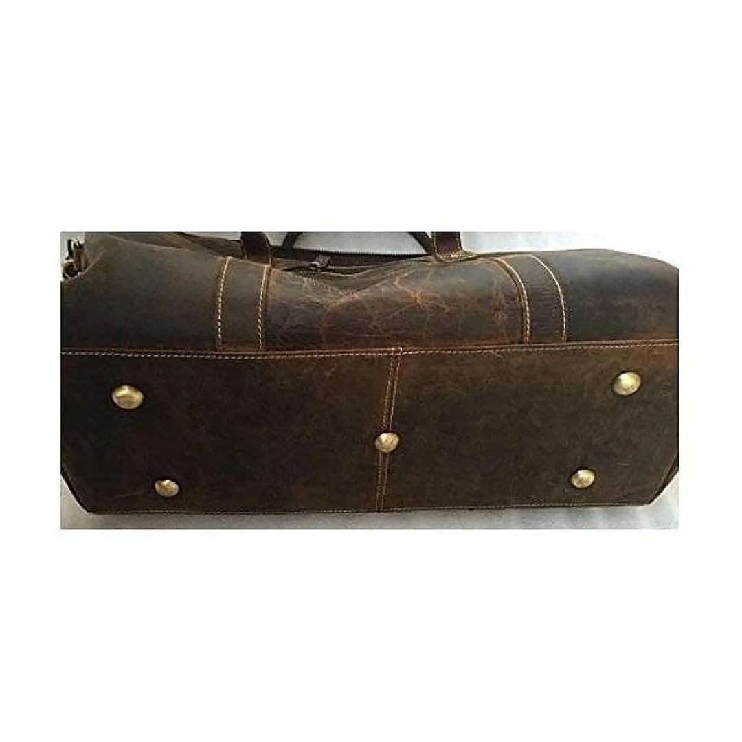 The Coarse Leather Duffle Bag