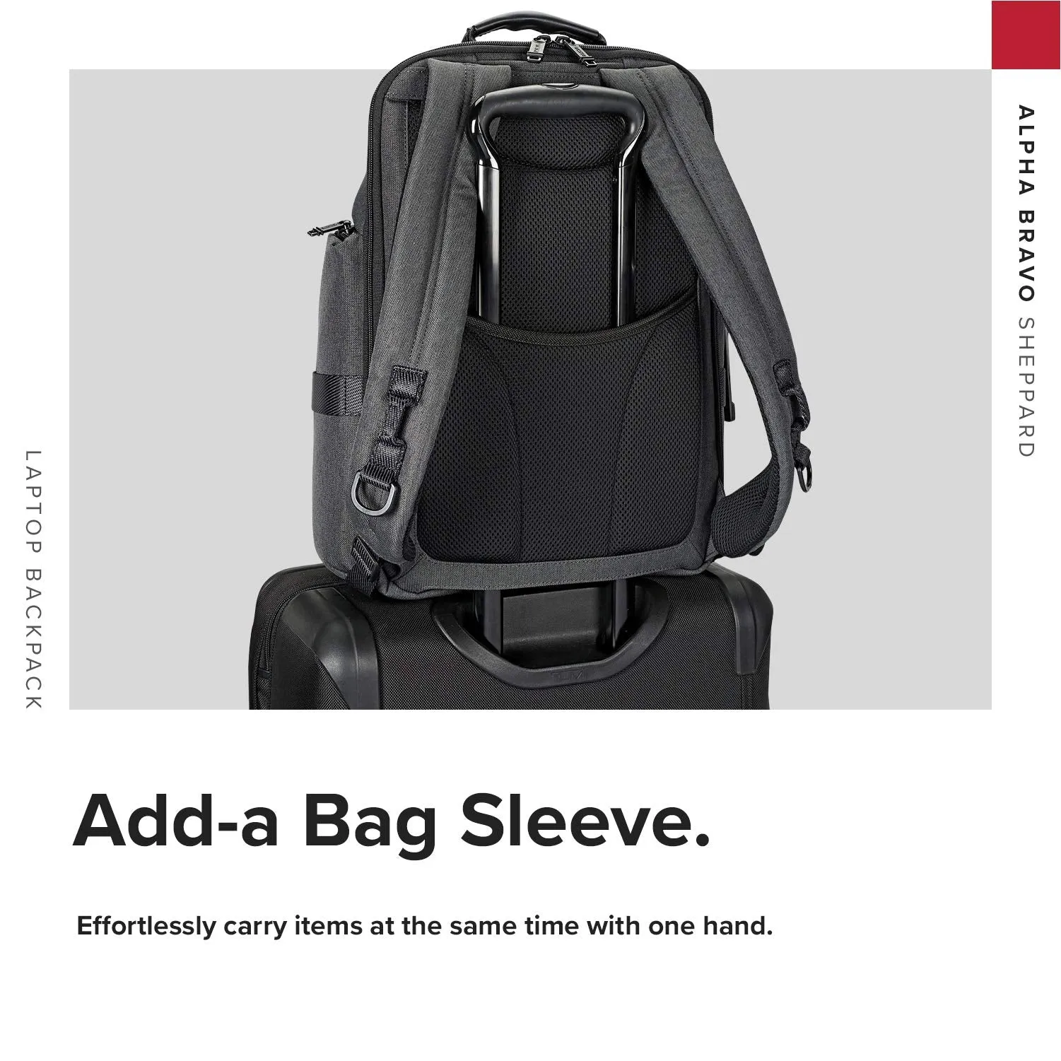 TUMI - Alpha Bravo Sheppard Deluxe Brief Pack Laptop Backpack - 15 Inch Computer Bag for Men and Women - Anthracite