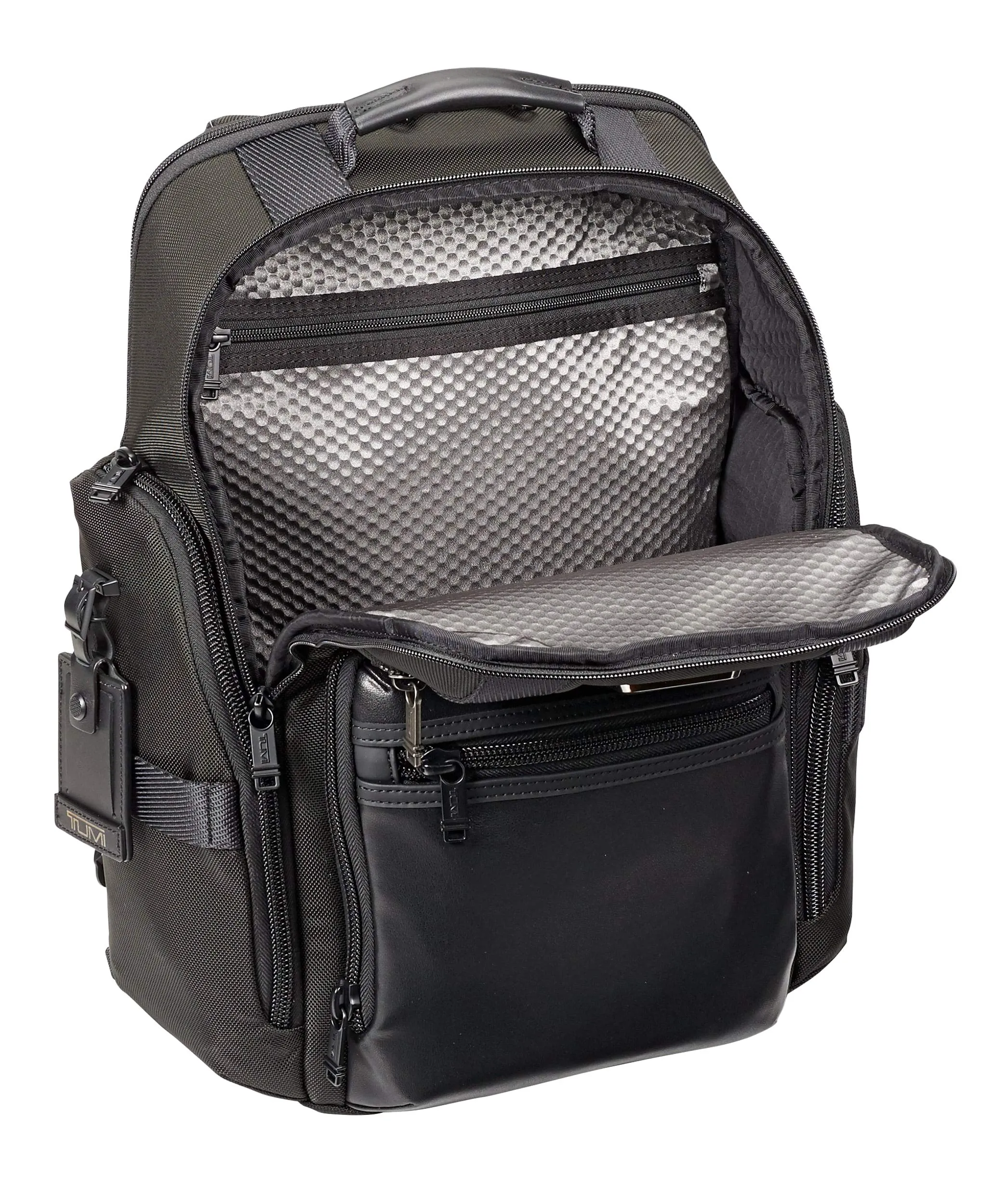 TUMI - Alpha Bravo Sheppard Deluxe Brief Pack Laptop Backpack - 15 Inch Computer Bag for Men and Women - Black