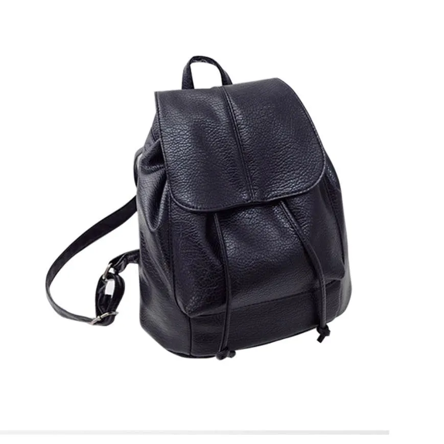 Unisex Bags Retro Fashion Leather Shoulder Bags Women Backpack School Bags Satchel Rucksack mochila feminina #YW
