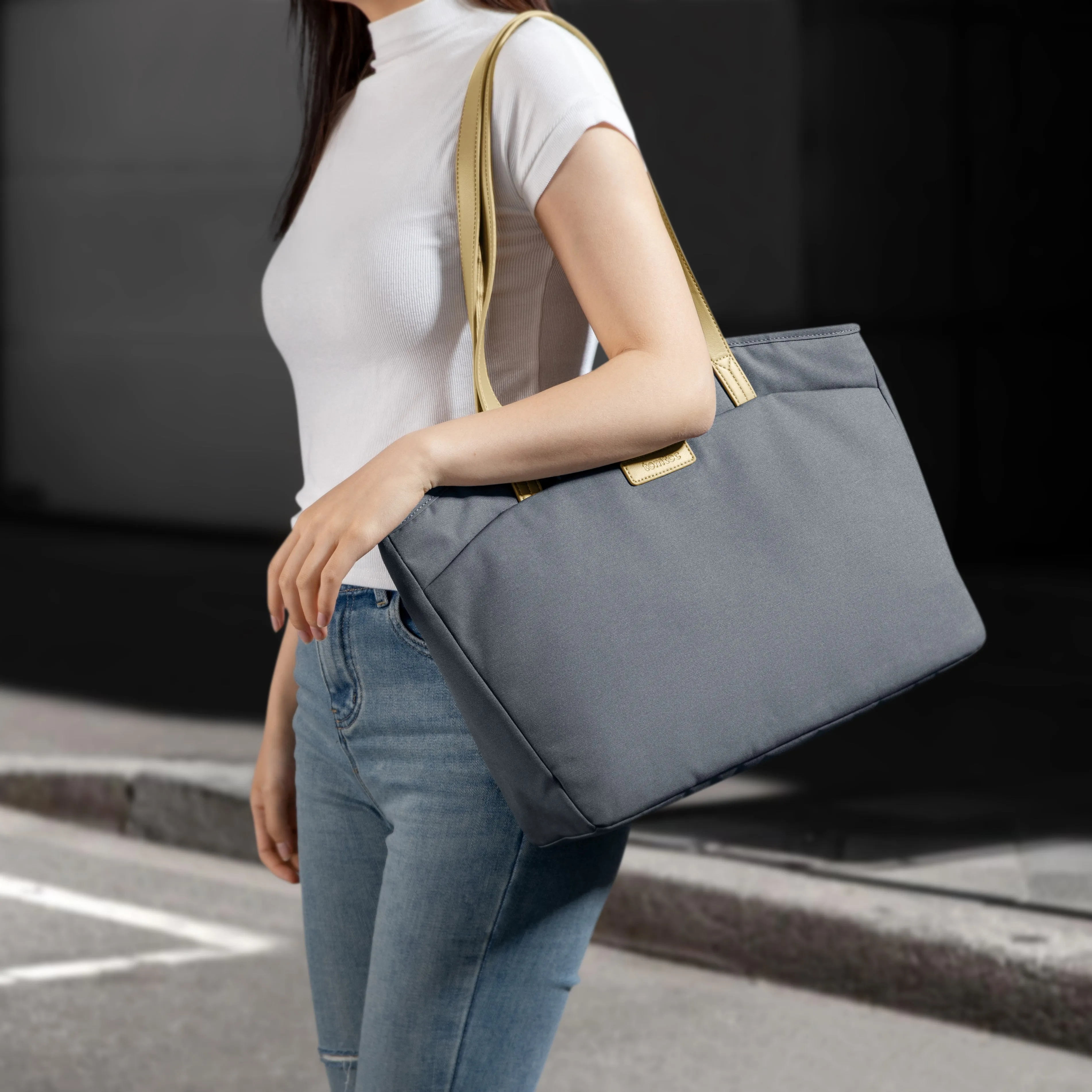 Versatile-T23 Laptop Tote Bag Grayish Blue 16 Inch/18L