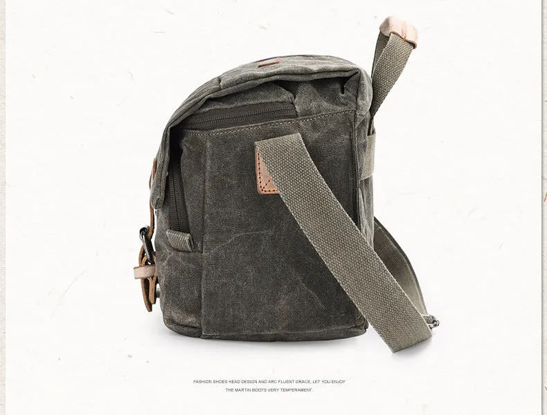 Waterproof Canvas Camera Bag for Men Women - DSLR Camera Backpack
